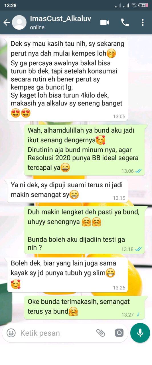 Jual Pelangsing Badan Alami Alkaluv Yogyakarta